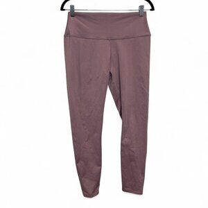 Alo Yoga High Rise Leggings Mauve Pink Full Length Size Large